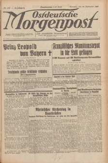 Ostdeutsche Morgenpost : erste oberschlesische Morgenzeitung. Jg.12, Nr. 270 (29 September 1930)