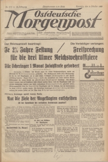 Ostdeutsche Morgenpost : erste oberschlesische Morgenzeitung. Jg.12, Nr. 273 (2 Oktober 1930)