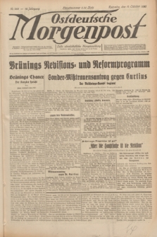Ostdeutsche Morgenpost : erste oberschlesische Morgenzeitung. Jg.12, Nr. 288 (17 Oktober 1930)