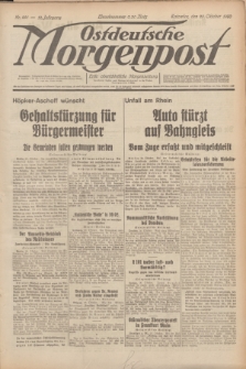 Ostdeutsche Morgenpost : erste oberschlesische Morgenzeitung. Jg.12, Nr. 291 (20 Oktober 1930)