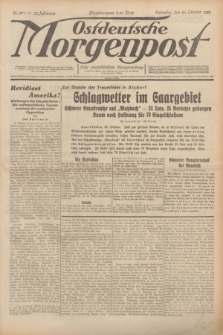 Ostdeutsche Morgenpost : erste oberschlesische Morgenzeitung. Jg.12, Nr. 297 (26 Oktober 1930) + dod.