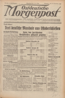 Ostdeutsche Morgenpost : erste oberschlesische Morgenzeitung. Jg.12, Nr. 319 (17 November 1930)