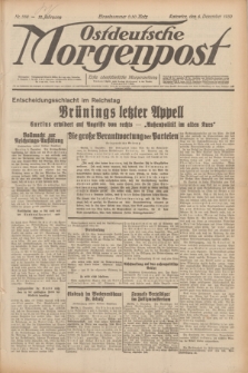 Ostdeutsche Morgenpost : erste oberschlesische Morgenzeitung. Jg.12, Nr. 338 (6 Dezember 1930)