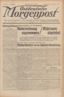 Ostdeutsche Morgenpost : erste oberschlesische Morgenzeitung. Jg.12, Nr. 339 (7 Dezember 1930) + dod.