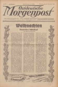 Ostdeutsche Morgenpost : erste oberschlesische Morgenzeitung. Jg.12, Nr. 357 (25 Dezember 1930)