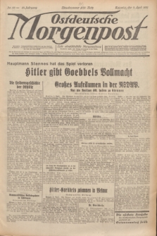 Ostdeutsche Morgenpost : erste oberschlesische Morgenzeitung. Jg.13, Nr. 93 (3 April 1931)