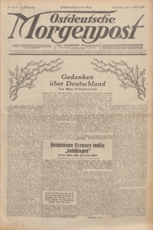 Ostdeutsche Morgenpost : erste oberschlesische Morgenzeitung. Jg.13, Nr 94 (5 April 1931)