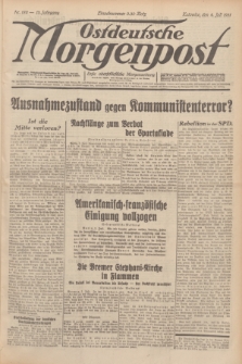 Ostdeutsche Morgenpost : erste oberschlesische Morgenzeitung. Jg.13, Nr. 182 (4 Juli 1931) + dod.
