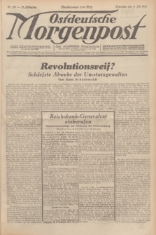 Ostdeutsche Morgenpost : erste oberschlesische Morgenzeitung. Jg.13, Nr. 183 (5 Juli 1931) + dod.