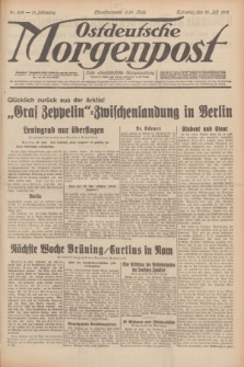 Ostdeutsche Morgenpost : erste oberschlesische Morgenzeitung. Jg.13, Nr. 209 (31 Juli 1931) + dod.