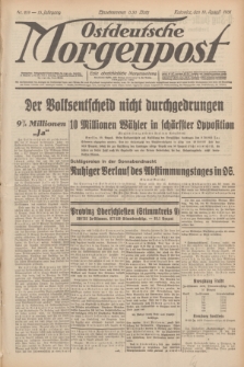 Ostdeutsche Morgenpost : erste oberschlesische Morgenzeitung. Jg.13, Nr. 219 (10 August 1931)