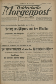 Ostdeutsche Morgenpost : Führende Wirtschaftszeitung. Jg.16, Nr. 12 (13 Januar 1934)