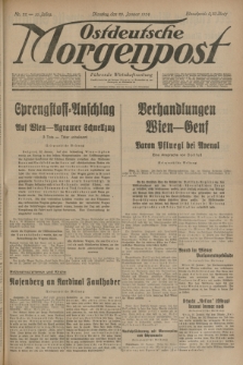 Ostdeutsche Morgenpost : Führende Wirtschaftszeitung. Jg.16, Nr. 22 (23 Januar 1934)