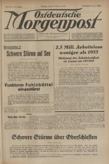 Ostdeutsche Morgenpost : Führende Wirtschaftszeitung. Jg.16, Nr. 39 (9 Februar 1934)
