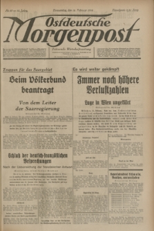 Ostdeutsche Morgenpost : Führende Wirtschaftszeitung. Jg.16, Nr. 45 (15 Februar 1934)