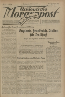 Ostdeutsche Morgenpost : Führende Wirtschaftszeitung. Jg.16, Nr. 48 (18 Februar 1934) + dod.