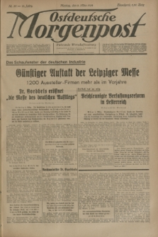 Ostdeutsche Morgenpost : Führende Wirtschaftszeitung. Jg.16, Nr. 59 (5 März 1934)