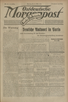 Ostdeutsche Morgenpost : Führende Wirtschaftszeitung. Jg.16, Nr. 72 (18 März 1934) + dod.
