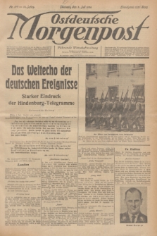 Ostdeutsche Morgenpost : Führende Wirtschaftszeitung. Jg.16, Nr. 177 (3 Juli 1934)