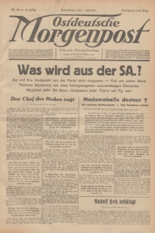 Ostdeutsche Morgenpost : Führende Wirtschaftszeitung. Jg.16, Nr. 181 (7 Juli 1934)