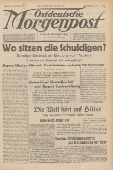 Ostdeutsche Morgenpost : Führende Wirtschaftszeitung. Jg.16, Nr. 202 (28 Juli 1934)