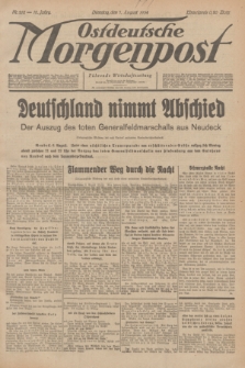Ostdeutsche Morgenpost : Führende Wirtschaftszeitung. Jg.16, Nr. 212 (7 August 1934)