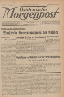 Ostdeutsche Morgenpost : Führende Wirtschaftszeitung. Jg.16, Nr. 229 (24 August 1934)