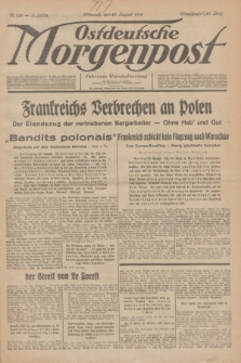 Ostdeutsche Morgenpost : Führende Wirtschaftszeitung. Jg.16, Nr. 234 (29 August 1934)