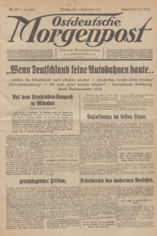 Ostdeutsche Morgenpost : Führende Wirtschaftszeitung. Jg.16, Nr. 240 (4 September 1934)