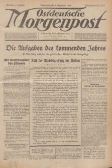 Ostdeutsche Morgenpost : Führende Wirtschaftszeitung. Jg.16, Nr. 242 (6 September 1934)