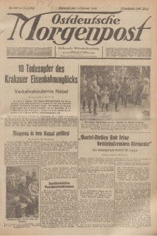 Ostdeutsche Morgenpost : Führende Wirtschaftszeitung. Jg.16, Nr. 269 (3 Oktober 1934)