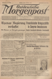 Ostdeutsche Morgenpost : Führende Wirtschaftszeitung. Jg.16, Nr. 274 (8 Oktober 1934)