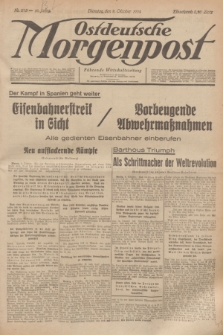 Ostdeutsche Morgenpost : Führende Wirtschaftszeitung. Jg.16, Nr. 275 (9 Oktober 1934)