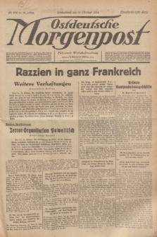 Ostdeutsche Morgenpost : Führende Wirtschaftszeitung. Jg.16, Nr. 279 (13 Oktober 1934)