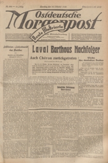 Ostdeutsche Morgenpost : Führende Wirtschaftszeitung. Jg.16, Nr. 280 (14 Oktober 1934) + dod.