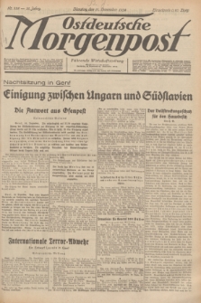 Ostdeutsche Morgenpost : Führende Wirtschaftszeitung. Jg.16, Nr. 338 (11 Dezember 1934)