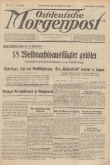 Ostdeutsche Morgenpost : Führende Wirtschaftszeitung. Jg.16, Nr. 353 (27 Dezember 1934)