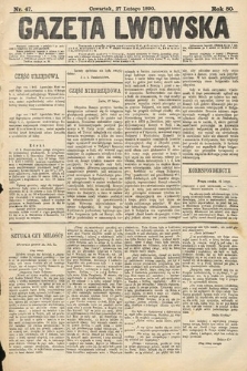 Gazeta Lwowska. 1890, nr 47