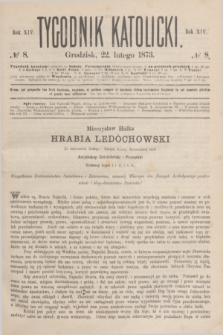 Tygodnik Katolicki. R.14, № 8 (22 lutego 1873)
