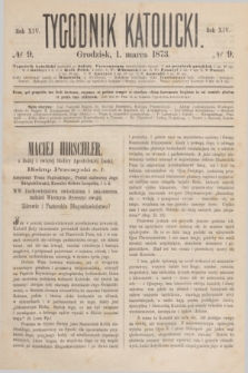 Tygodnik Katolicki. R.14, № 9 (1 marca 1873)