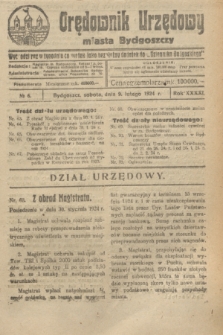 Orędownik Urzędowy Miasta Bydgoszczy. R.41, № 6 (9 lutego 1924)