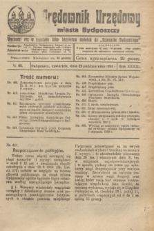 Orędownik Urzędowy Miasta Bydgoszczy. R.41, № 40 (23 października 1924)