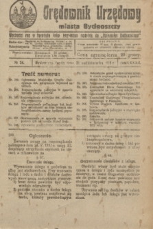 Orędownik Urzędowy Miasta Bydgoszczy. R.42, № 24 (21 października 1925)