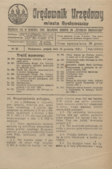 Orędownik Urzędowy Miasta Bydgoszczy. R.42, № 28 (18 grudnia 1925)