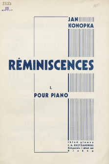 Réminiscences I : pour piano