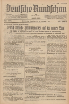 Deutsche Rundschau : früher Ostdeutsche Rundschau, Bromberger Tageblatt, Pommereller Tageblatt. Jg.63, Nr. 220 (30 September 1939) + dod.