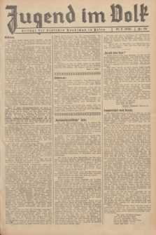 Jugend im Volk : Beilage der Deutschen Rundschau in Polen. 1935, Nr. 29 (21 Juli)