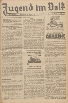 Jugend im Volk : Beilage der Deutschen Rundschau in Polen. 1935, nr 48 (1 Dezember)