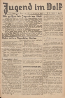 Jugend im Volk : Beilage der Deutschen Rundschau in Polen. 1936, Nr. 26 (5 Juli)