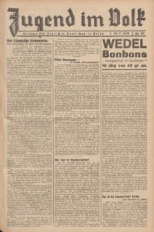 Jugend im Volk : Beilage der Deutschen Rundschau in Polen. 1936, Nr. 29 (26 Juli)